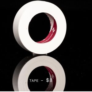 Nichiban lash tape for eyelash extensions.